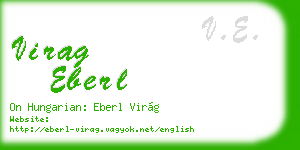 virag eberl business card